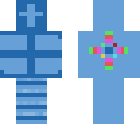 blue guy (christmas theme)