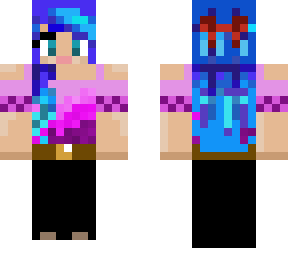 blue hair