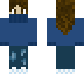 blue sweater