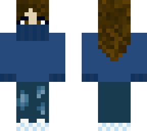 blue sweater