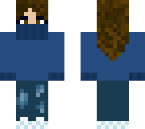blue sweater