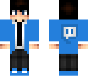 blue twitch gamer boy