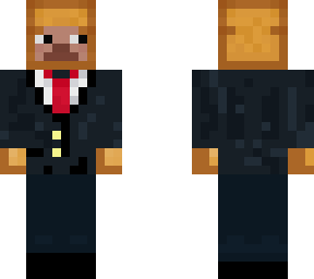 bread man in a suit