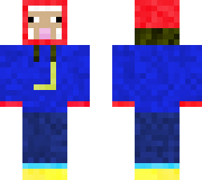 cool red gamer sheep with l