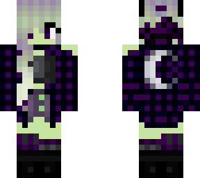 galaxy girl (green / purple)