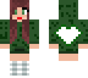 green hoddie