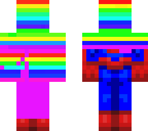 half rainbow spider