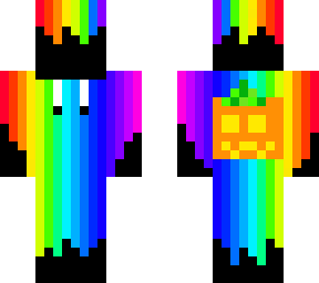 halloween rainbow drip