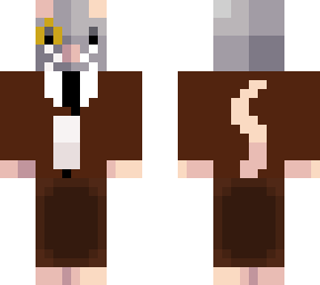 mouse in a brown suit with monocole