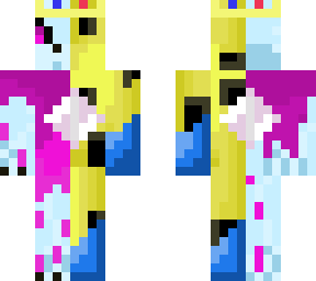 my mc skin! (sponge + dragon)