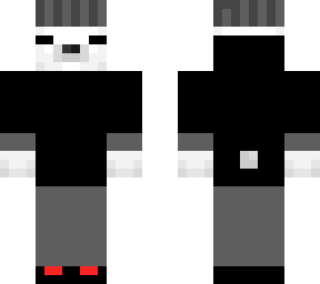 polar bear with a beanie,sweater and headphones :)