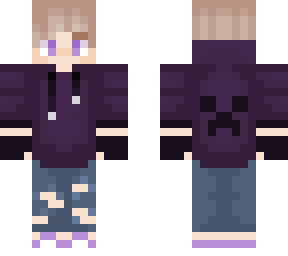 purple gamer boy