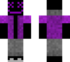 purple x face