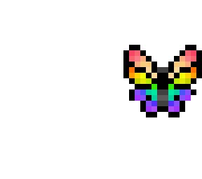 rainbow fairy wings base-fantasy forest
