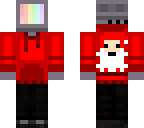 red santa tvhead
