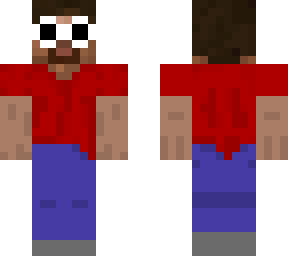 red shirt steve w/ clout goggles