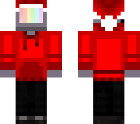 red xmas tvhead