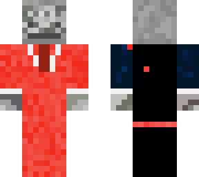 skeleton crew ep1 business skeleton with red front clothing on
