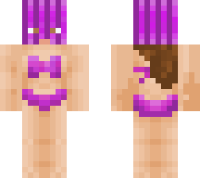 ski mask bikini (purple)