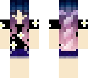 skin in progress girl purple hair