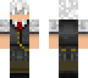 snow-themed guy with suit