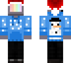 snow xmas tvhead