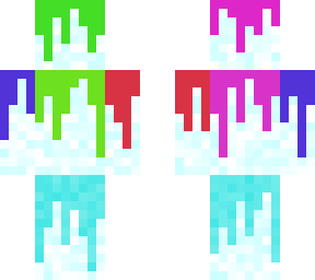 spilled paint