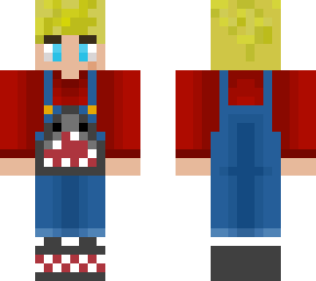 tommyinnit but with shark overalls :0