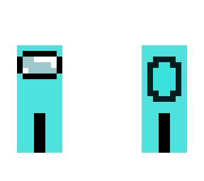 among us cyan