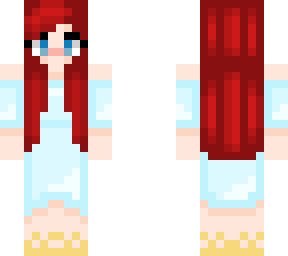 another light blue dress girl