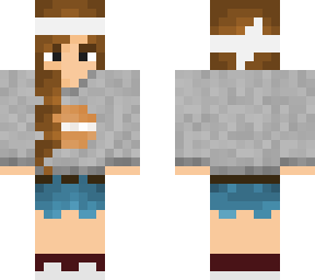 bagel shirt girl with headband (sweater)