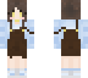 blue and yellow overalls