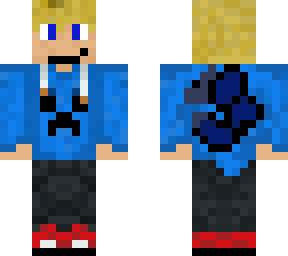blue creeper hoodie