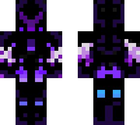 caballero del neon morado