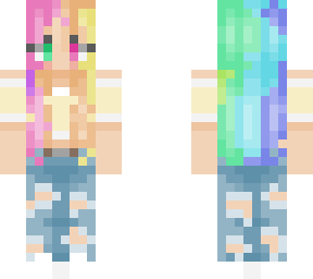 cute rainbow girl!