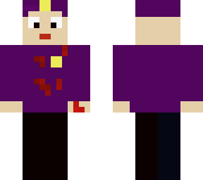 el hombre de morado