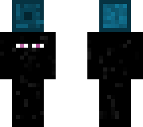 Enderman holding a ender pearl | Minecraft Skin