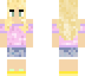 girl in pink off-shoulder and shorts