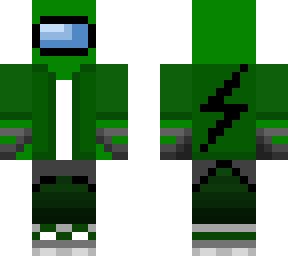 green crewmate from among us.