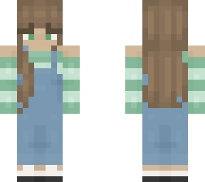 green stripes & overalls