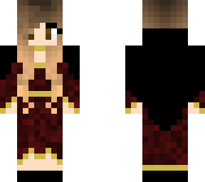idiot pepper red gown w/ cape