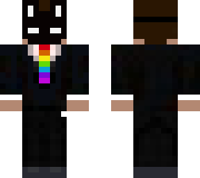 lgbtq+ pride suit man