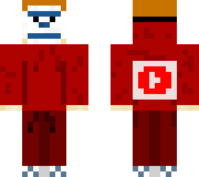 me in  a youtube suit