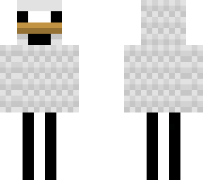 minecraft chicken skin but it's a silke chicken named farty!!!