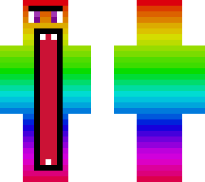 nerd wiht reinbow body