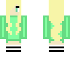 oversized green hoodie girl