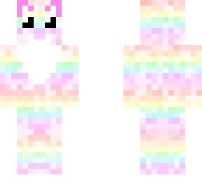 pastel rainbow cat
