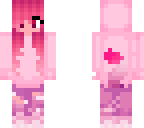 pink wolf girl