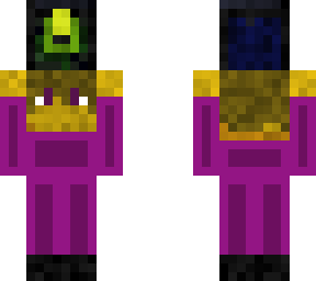 purple gamer boi holding a enderchest