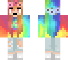 rainbow girl